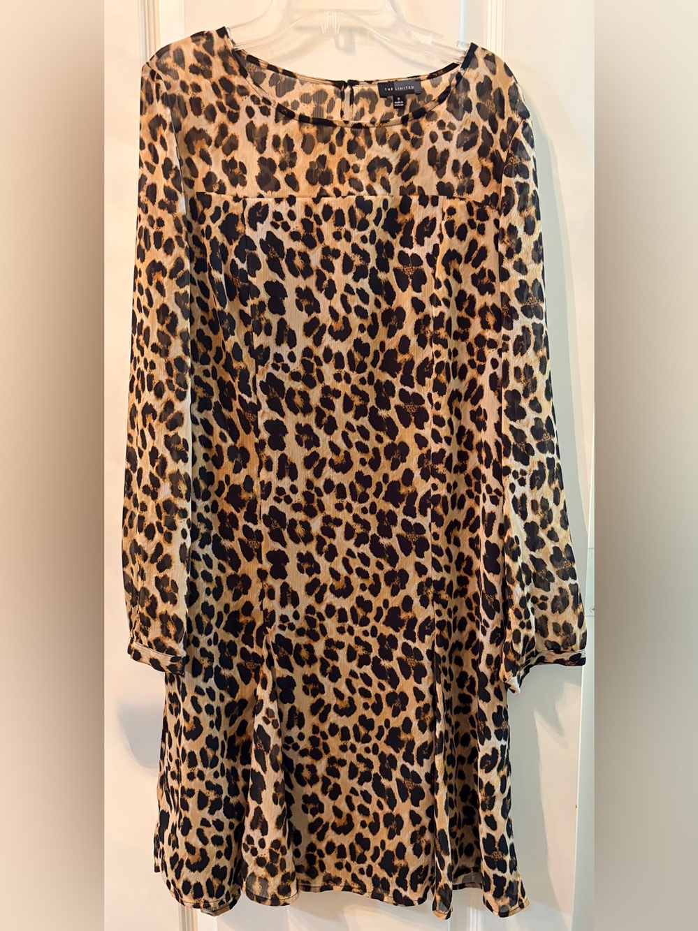 The Limited Leopard Print Dress with Flouncy Skirt, 8